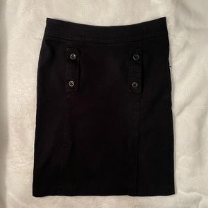Willi Smith Womens Black Pencil Skirt, Size 4